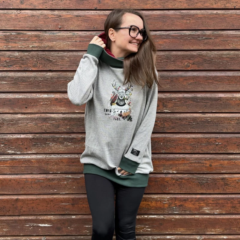 Bügelbild Moody Christmas Deer | X-Mas Special