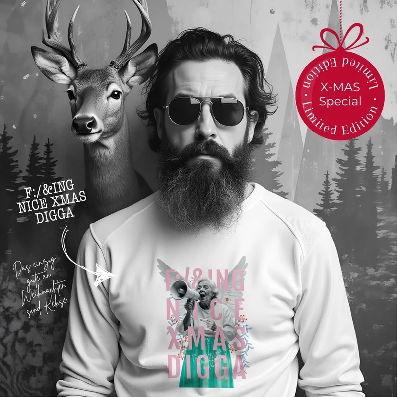Bügelbild "Nice XMAS Digga" - XMAS Special