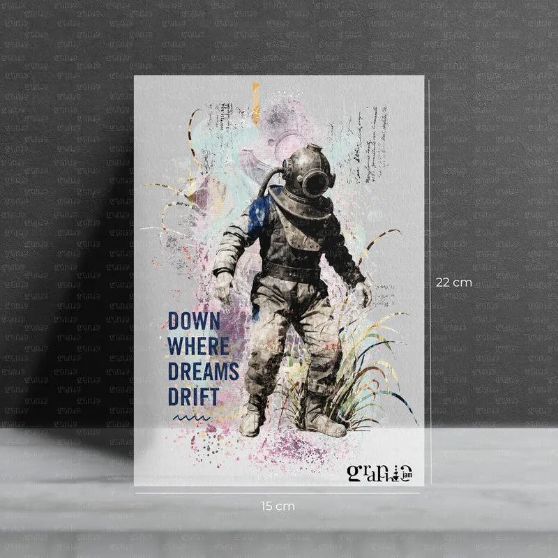 Bügelbild Diver Dreams