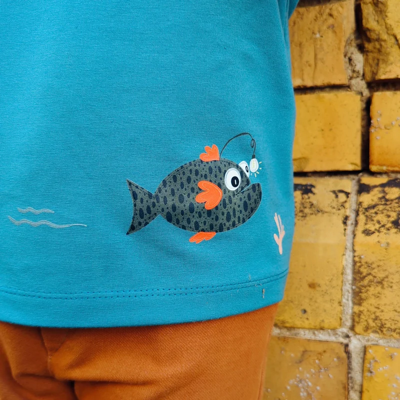Bügelbild Lampenfisch