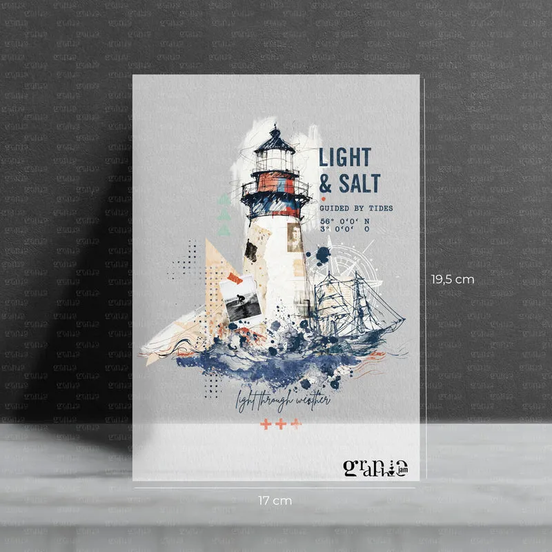 Bügelbild Salty Light