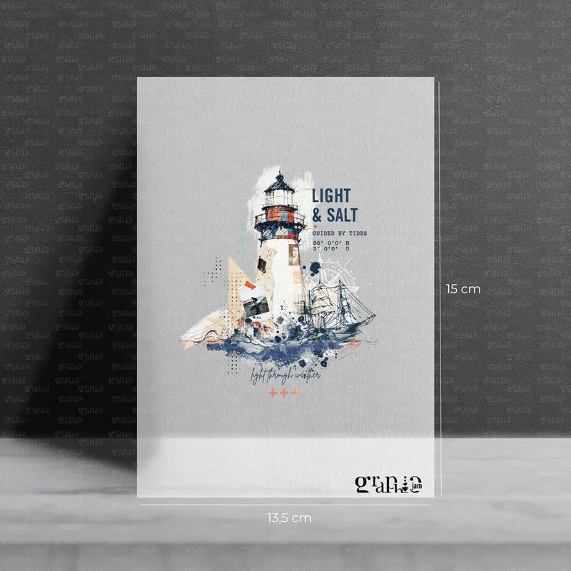 Bügelbild Salty Light
