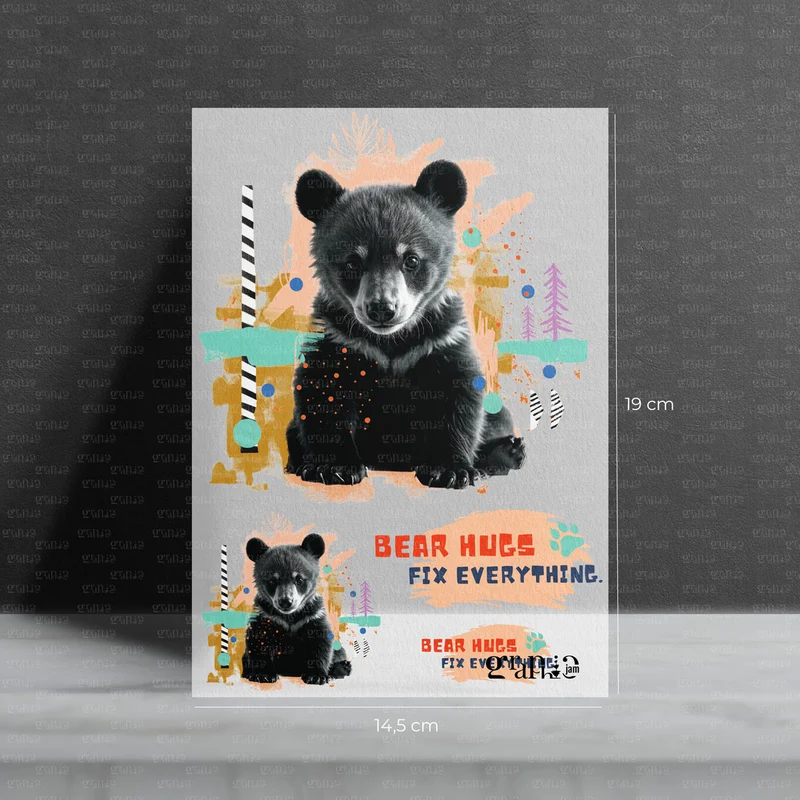 Bügelbild Set – Cutie Bear | Statement Set