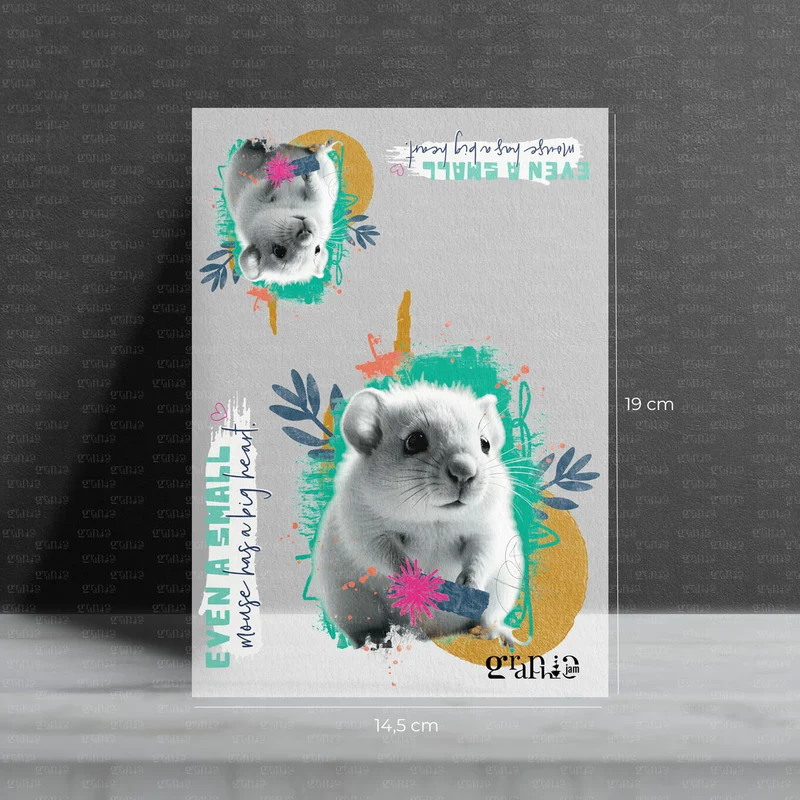 Bügelbild Set – Cutie Mouse | Statement Set