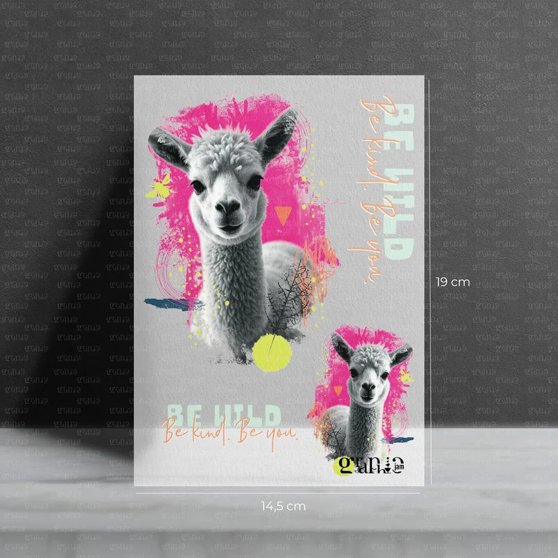 Bügelbild Set – Cutie Llama | Statement Set