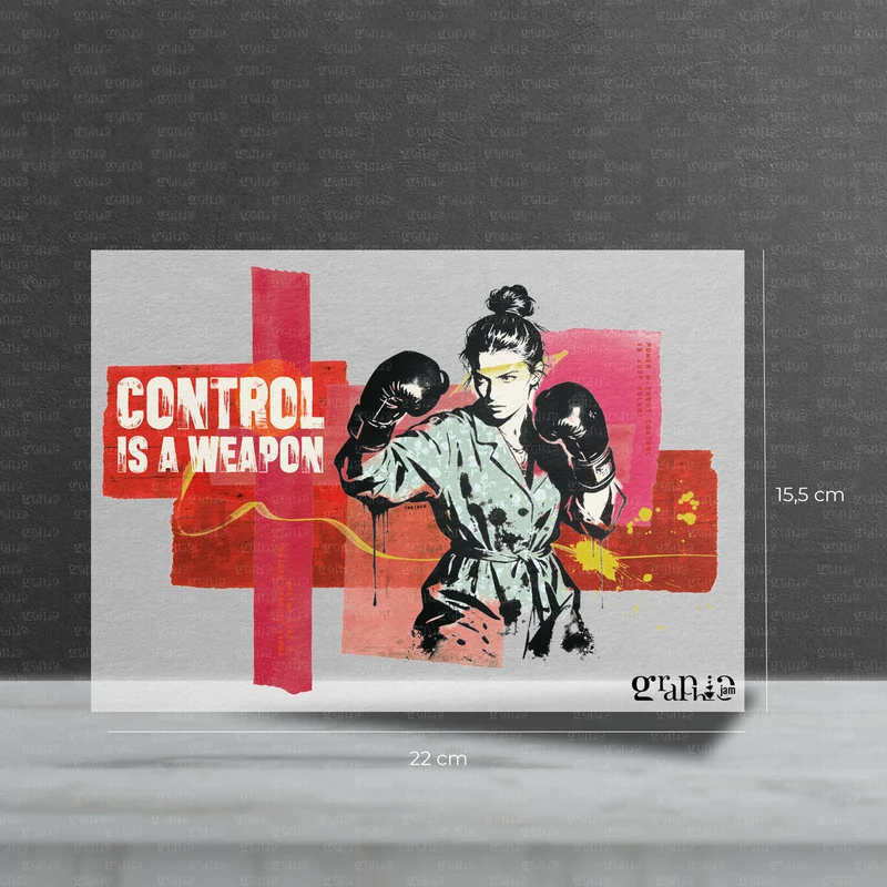 Bügelbild "Iconic fighter"