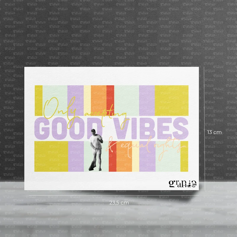 Bügelbild "Good Vibes"