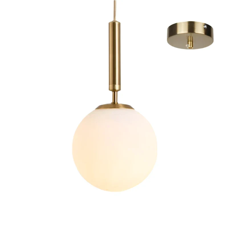 Luxuriöse Gold-Pendelleuchte – Moderne Hängelampe für Treppenhaus oder Wohnzimmer | Skanto