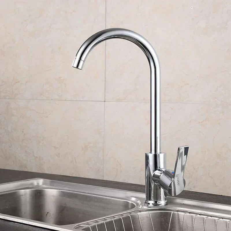 Küchenarmatur Chrom mit Einhebelmischer – Hochwertige Spültischarmatur, leicht zu reinigen, langlebig und einfache Installation für moderne Küchen | Skanto