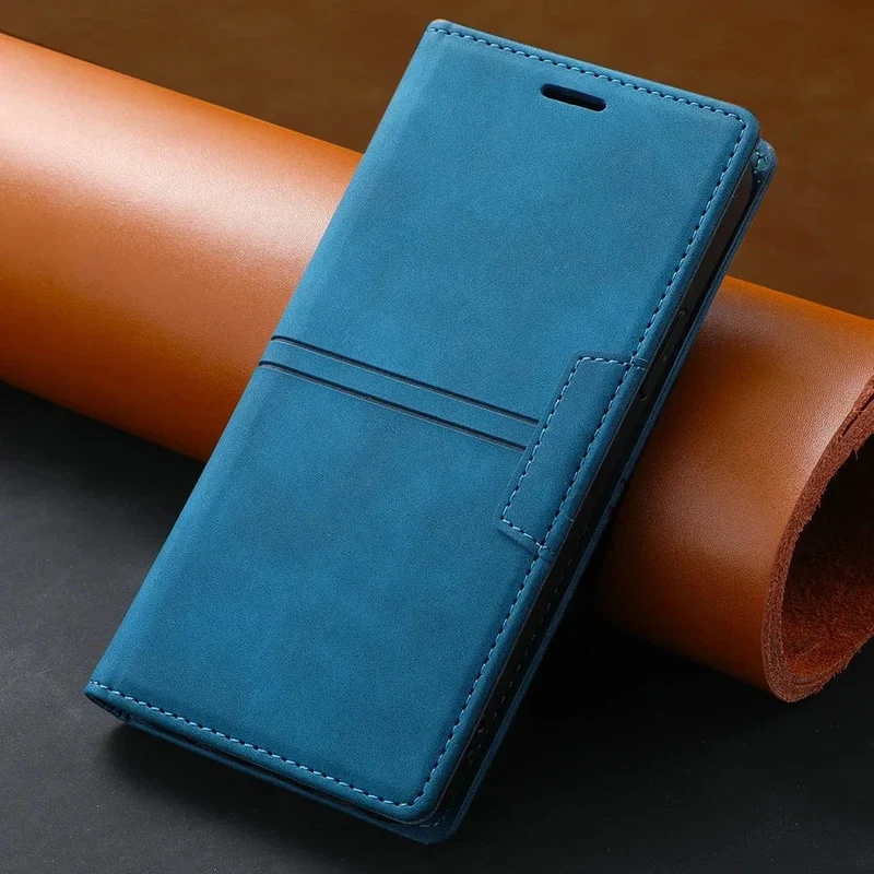 Skanto Leder-Wallet-Case – Flip Cover – Google Pixel