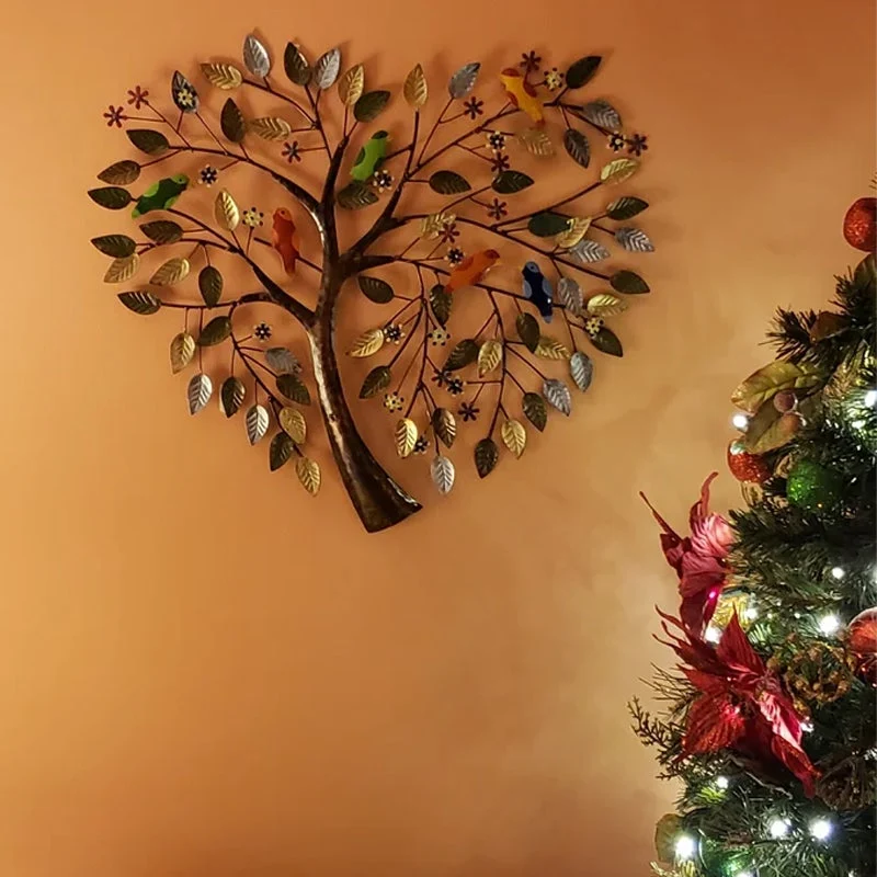 Herzförmiger Lebensbaum - 3D Acryl Wandkunst Deko | Skanto