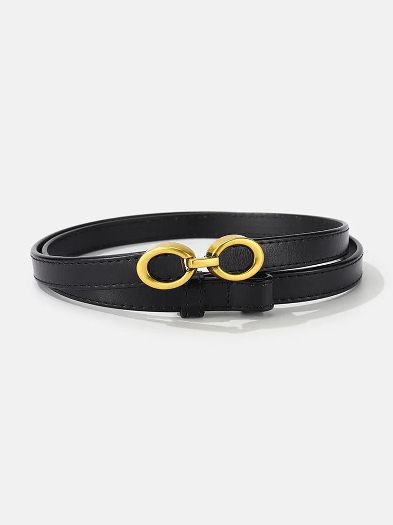 LuxeRing Belt – Eleganter Ledergürtel für Damen Skanto