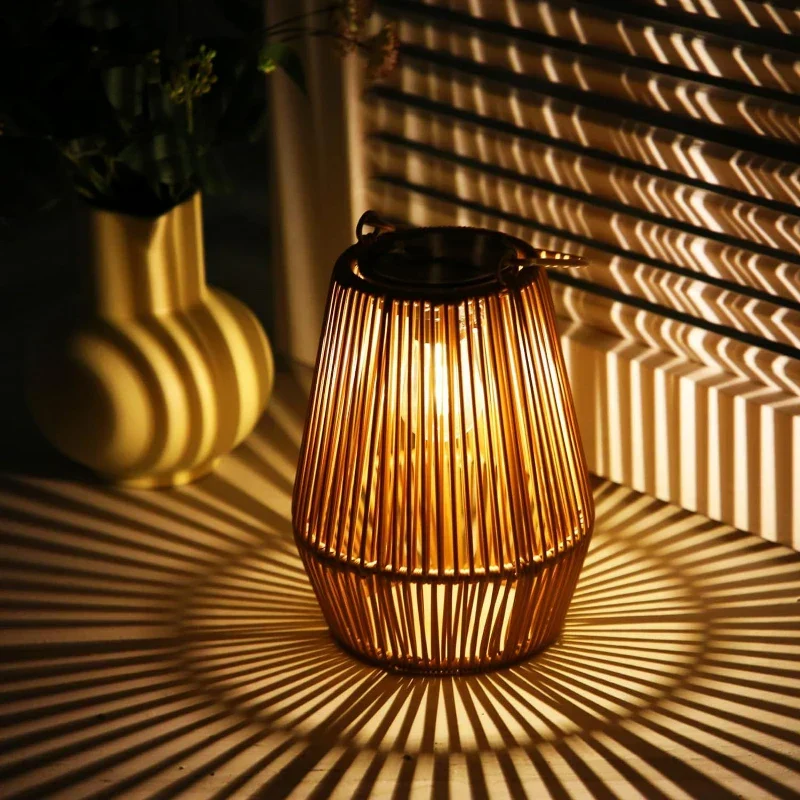 Solar-Rattan-Laterne Skanto