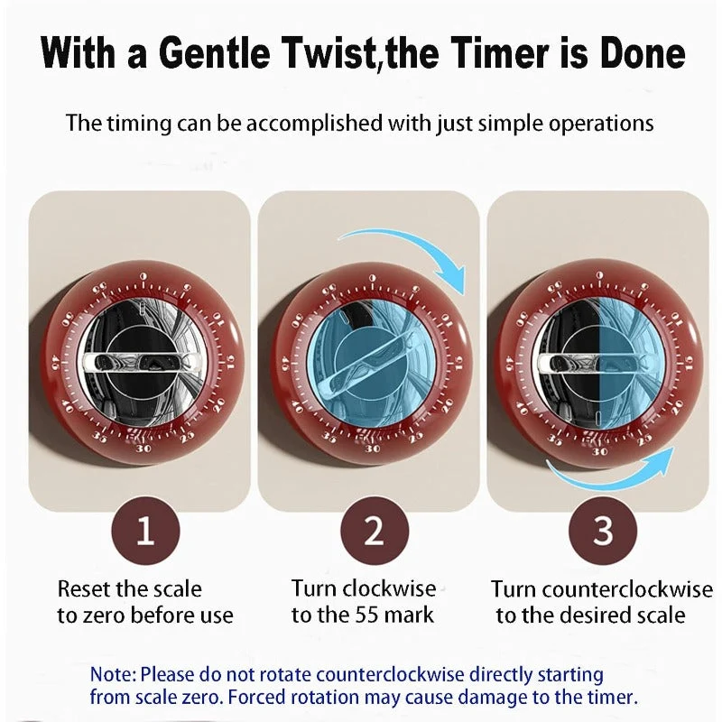Magnetischer mechanischer Küchen-Timer Skanto
