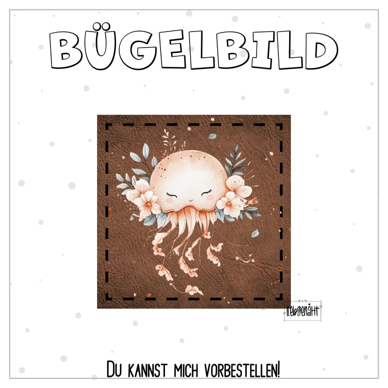 VORBESTELLUNG! Bügellabel - Qualle