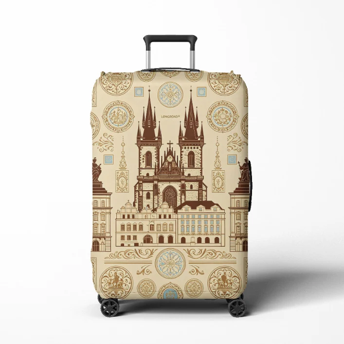 Damenkoffer Skanto mit elegantem Barockmuster