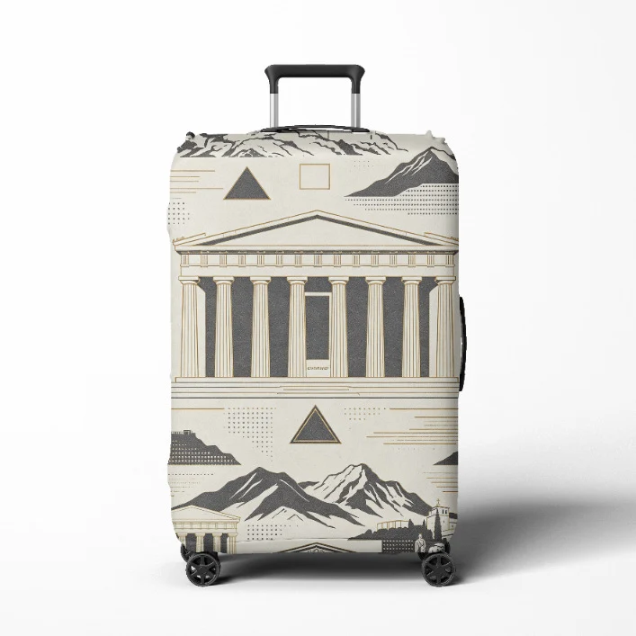Damenkoffer Skanto mit elegantem Barockmuster