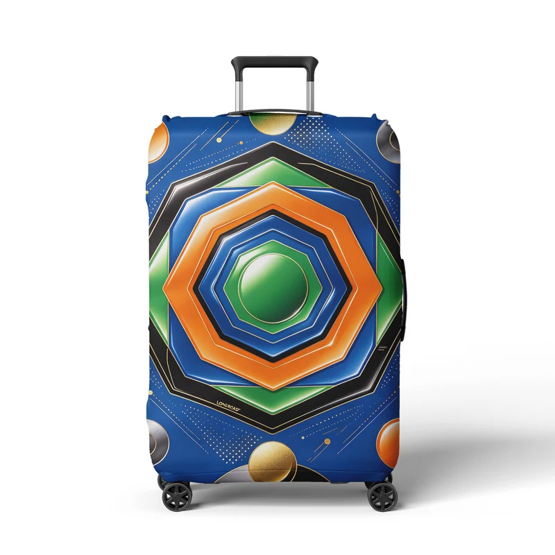 Damen Kofferhülle mit modernem geometrischem Design Skanto