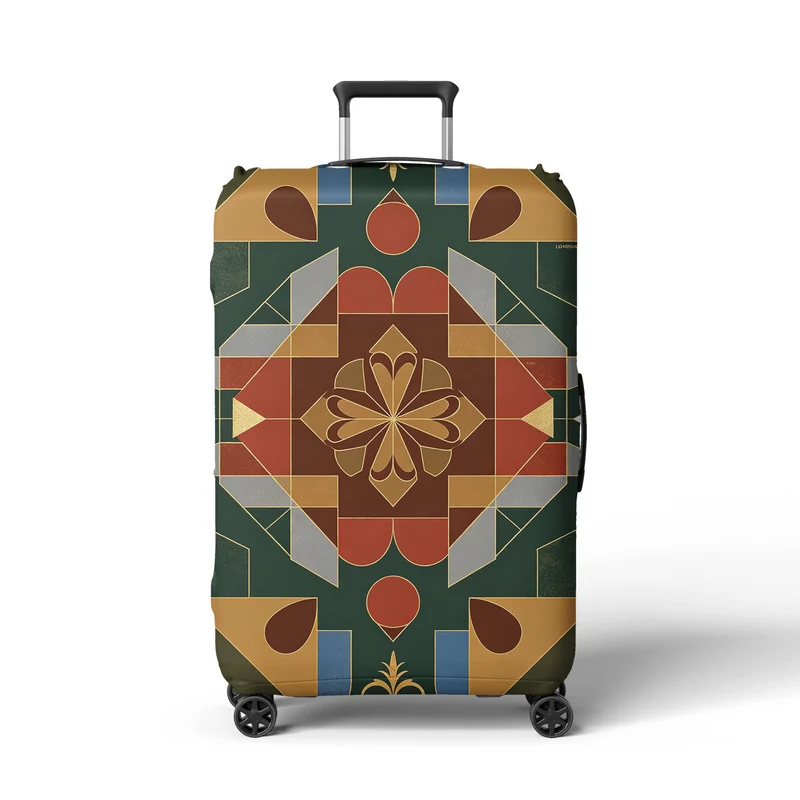 Damen Kofferhülle mit modernem geometrischem Design Skanto