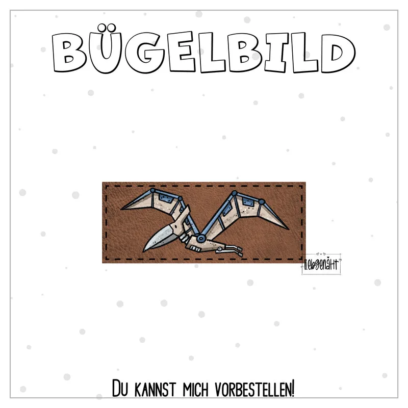 VORBESTELLUNG! Bügellabel - Katzengold - DinoTech