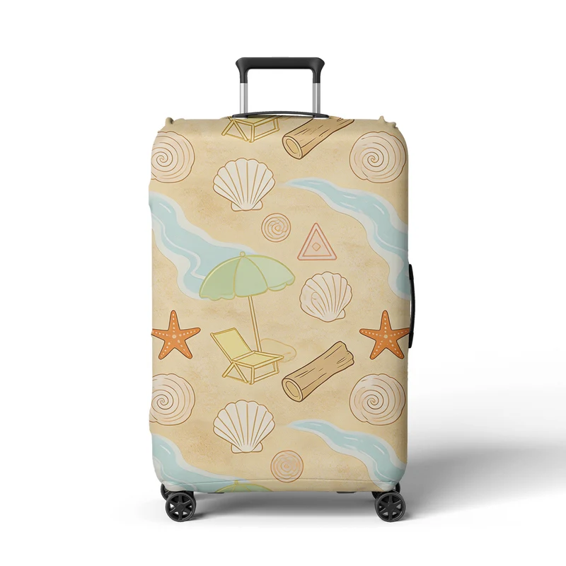Damen Kofferhülle mit Strandmotiv Skanto