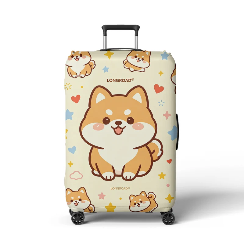 Damen Kofferhülle mit niedlichem Corgi-Design Skanto