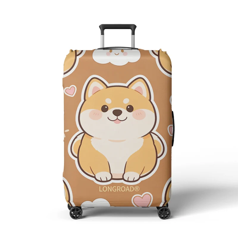 Damen Kofferhülle mit niedlichem Corgi-Design Skanto