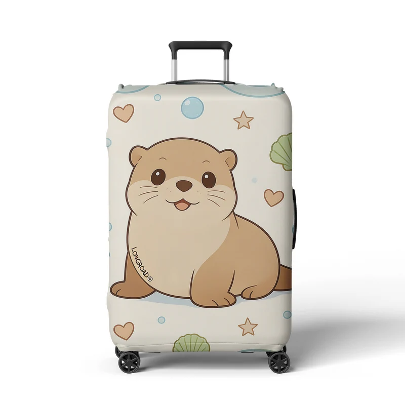Damen Kofferhülle mit niedlichem Corgi-Design Skanto