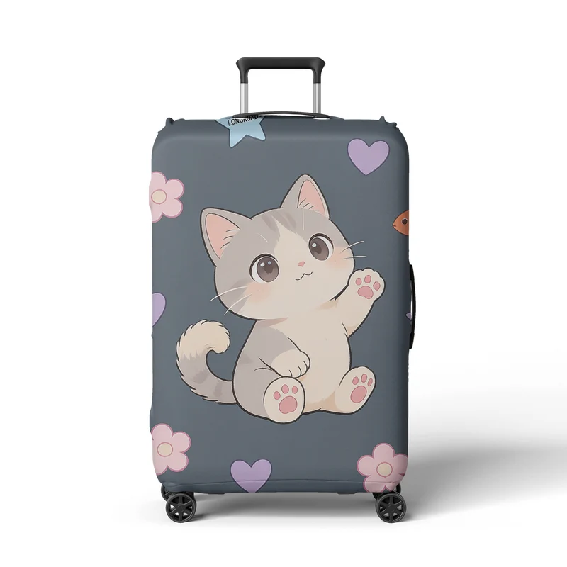 Damen Kofferhülle mit niedlichem Corgi-Design Skanto