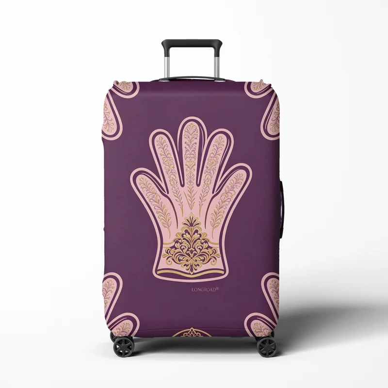 Damen Kofferhülle mit einzigartigem handgezeichnetem Design Skanto
