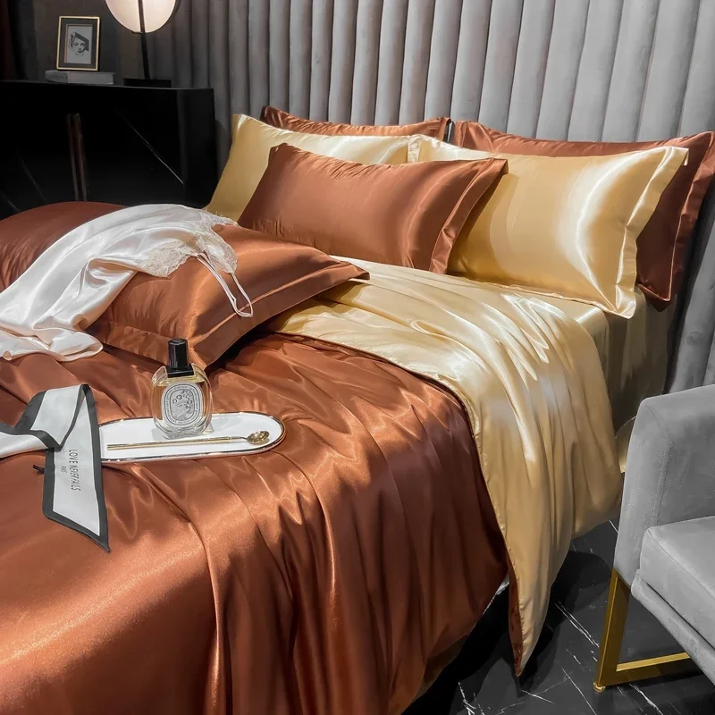 Skanto | Luxuriöses Seidenbettwäsche-Set