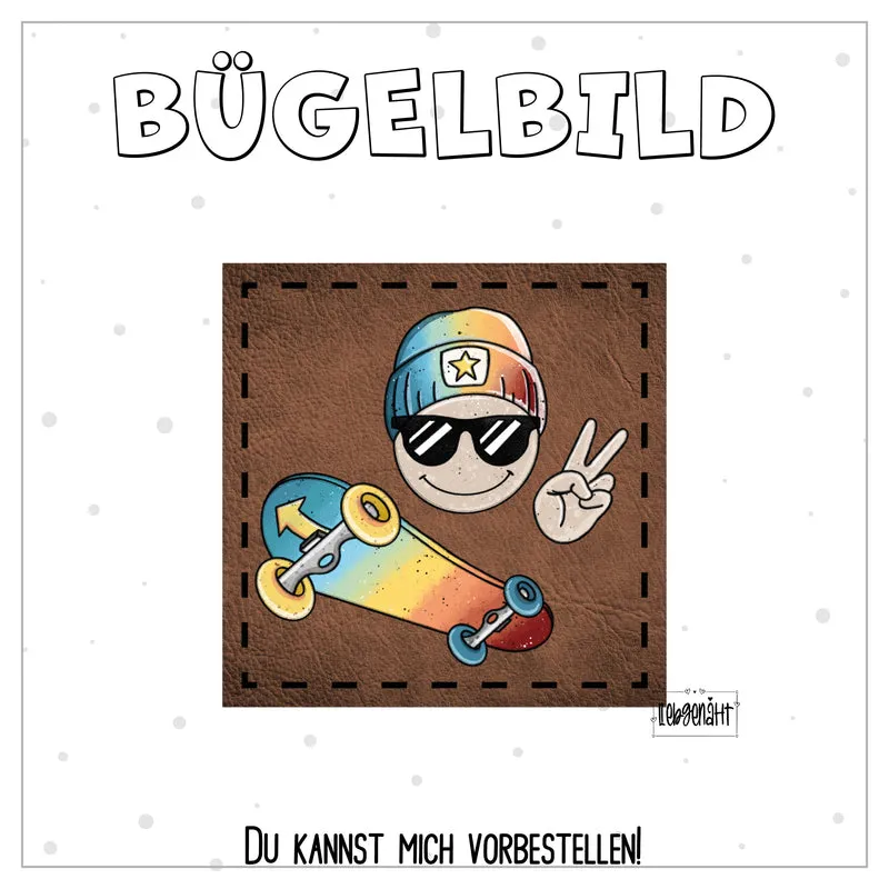 VORBESTELLUNG! Bügellabel - Katzengold - Cool Dude