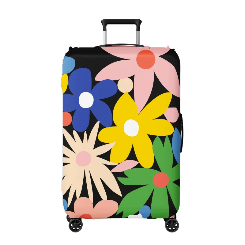 Damen Hartschalenkoffer mit Blumenmuster Skanto