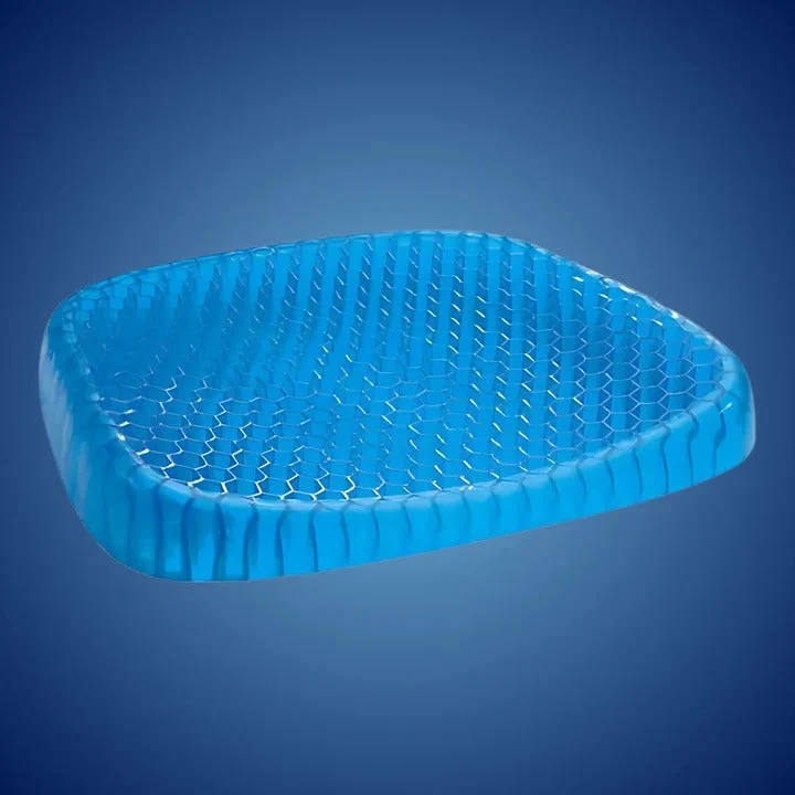 PressureFree Orthopädisches Gel-Sitzkissen – Atmungsaktives Waben-Design zur Steißbein- und Rückenschmerzlinderung | Skanto