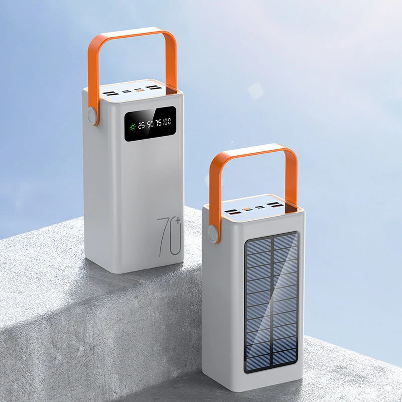 Tragbares Solarladegerät mit multifunktionalem LED-Display Skanto