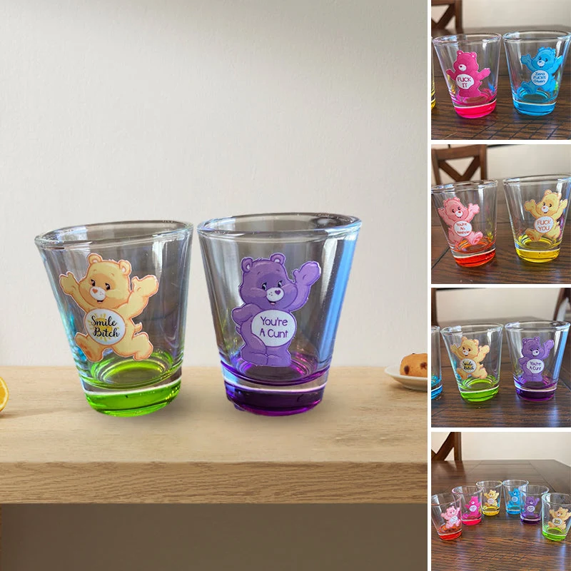 Skanto Swear Bears Schnapsgläser-Set, 6 Stück | Skanto