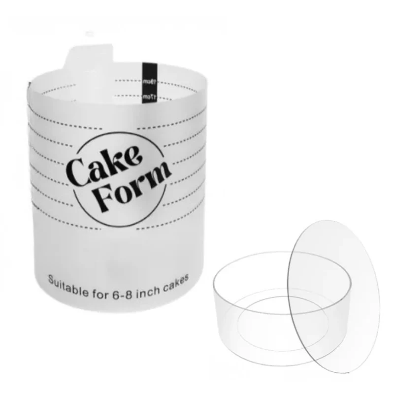 Runde verstellbare Acryl-Kuchenringform | Skanto