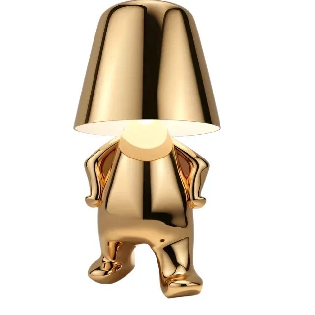 Moderne LED-Tischlampe im skulpturalen Design – Dekorative Statuettenlampe für das Wohnzimmer | Skanto