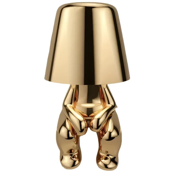 Moderne LED-Tischlampe im skulpturalen Design – Dekorative Statuettenlampe für das Wohnzimmer | Skanto