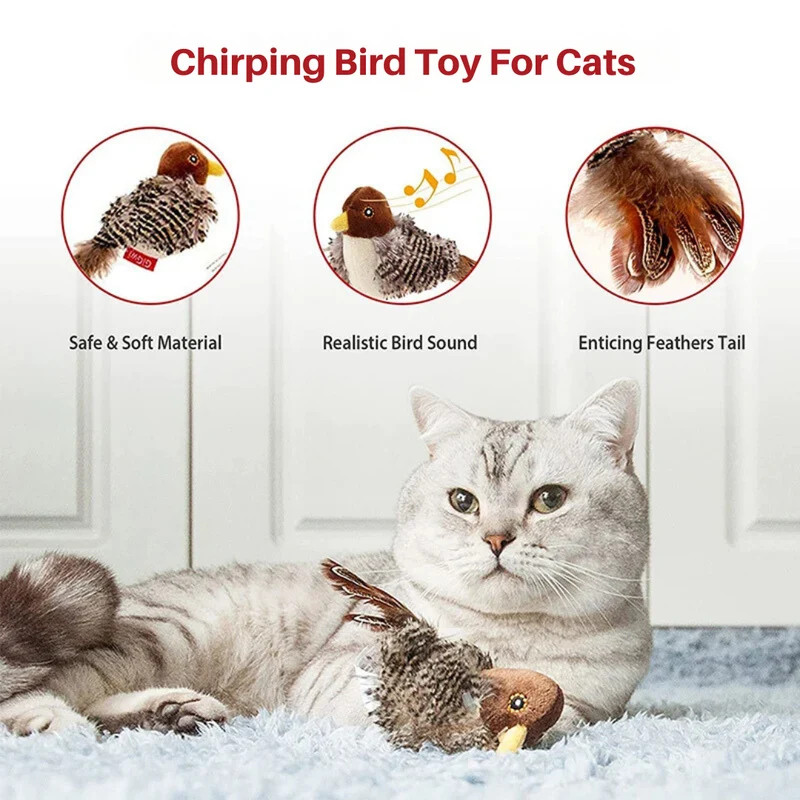 Singvogel-Spielzeug für Katzen Norvo